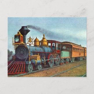 Cartes postales Chemins de fer Vintages Locomotive