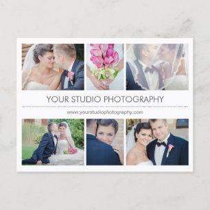 Cartes postales commerciales de collage moderne