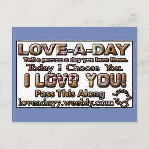 Cartes postales d'amour du jour