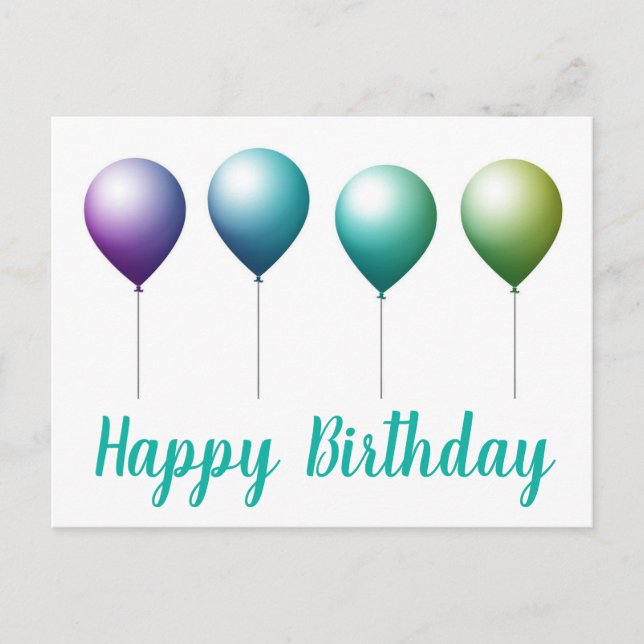 Cartes postales d'anniversaire (Devant)