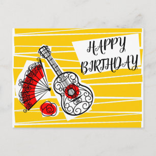 Cartes postales d'anniversaire Souvenirs espagnols