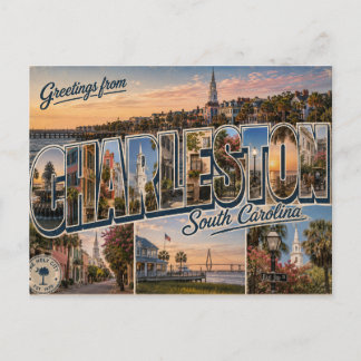 Cartes postales de Charleston en Caroline du Sud