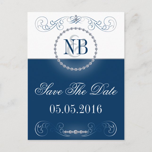 Cartes postales de conservation à date en bleu et  (Devant)