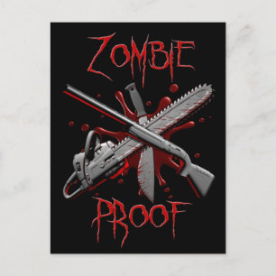 Cartes postales de démonstration Zombie