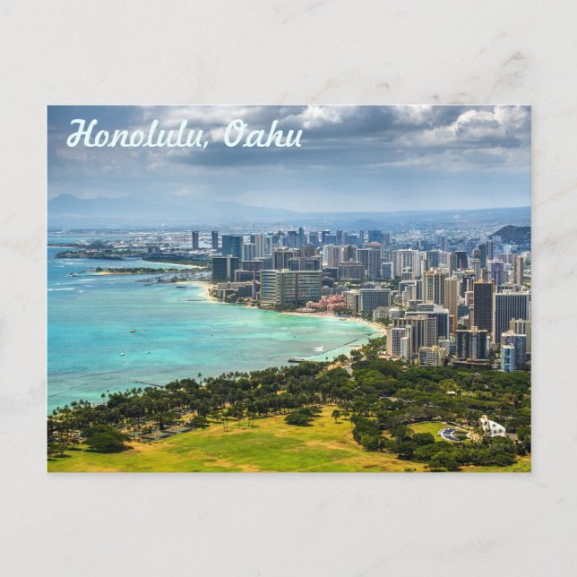 Cartes postales de Honolulu, Oahu (Devant)