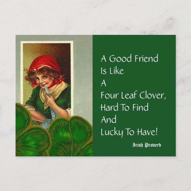 Cartes postales de Jour de la Saint Patrick Prover (Devant)