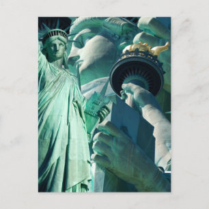Cartes postales de la Dame de la Liberté du 4 juil