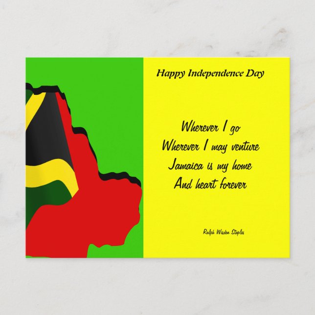 Cartes postales de la fête de l'indépendance de la (Devant)