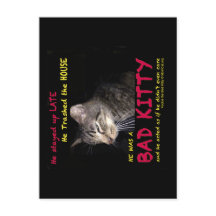 Cartes postales de la mauvaise Kitty