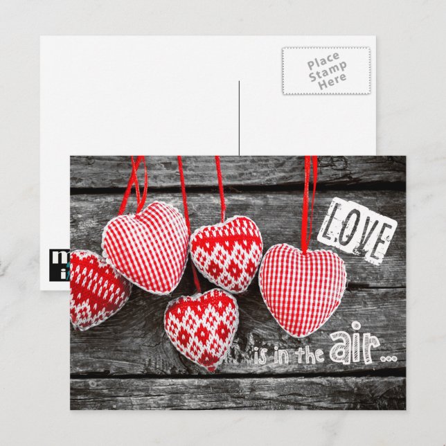 Cartes postales de la Saint-Valentin (Devant / Derrière)