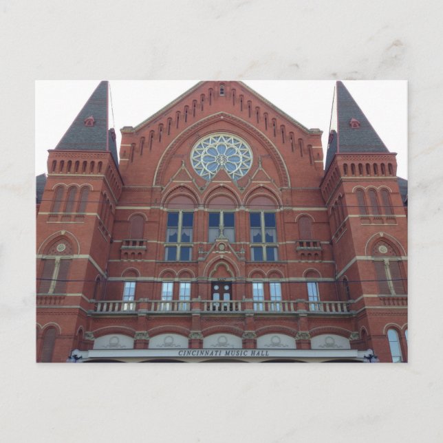 CARTES POSTALES DE LA SALLE DE MUSIQUE CINCINNATI  (Devant)