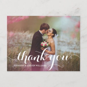 CARTES POSTALES DE MARIAGE DE SCRIPT DE CALLIGRAPH