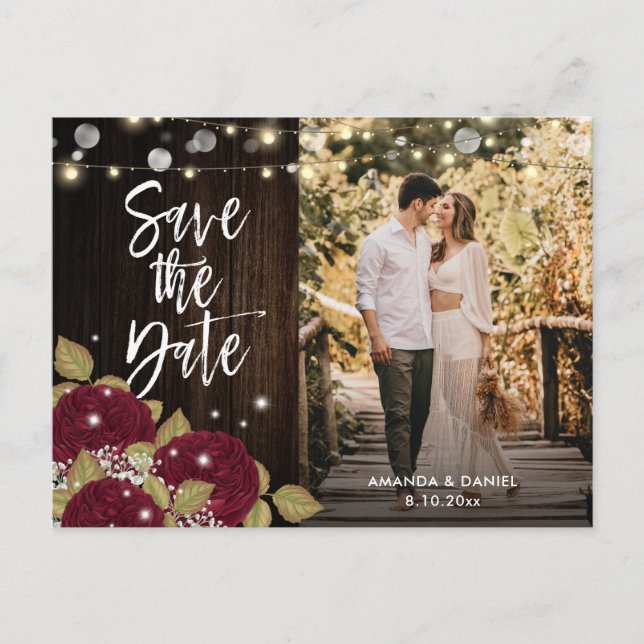 Cartes postales de mariage en Bourgogne pour annon (Devant)