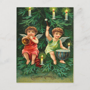 Cartes postales de Noël Arbre