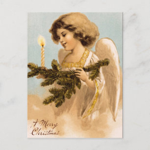 Cartes postales de Noël de l'Ange victorien