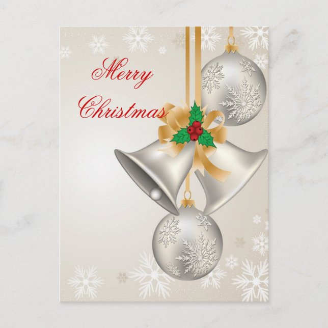 Cartes Postales De Noël Et Ornements (Devant)