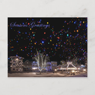 Cartes postales de Noël :  'Lumières du nord