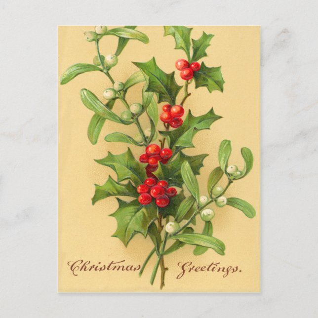 Cartes postales de Noël Vintage (Devant)