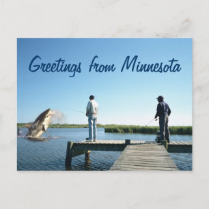 Cartes postales de pêche amusantes