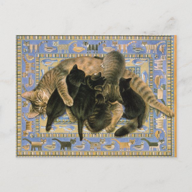 CARTES POSTALES DE PEINTURE CAT (Devant)