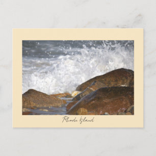 Cartes postales de Rhode Island Rochers Vagues