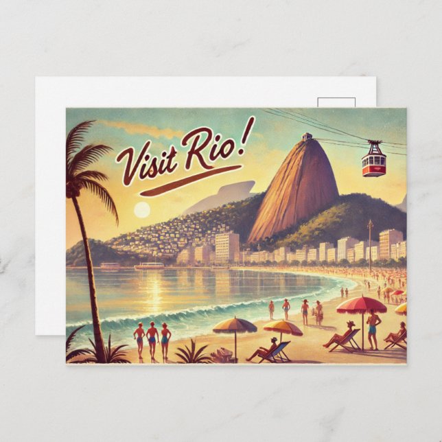 Cartes postales de Rio de Janeiro (Devant / Derrière)
