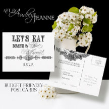 Cartes postales de sauvegarde de date de mariage, 