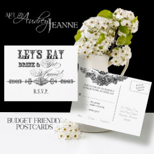 Cartes postales de sauvegarde de date de mariage, 