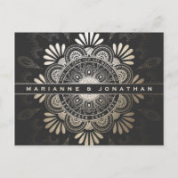 Cartes postales de sauvegarde de date noir et feui