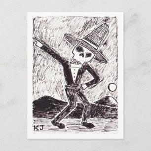 Cartes postales de squelette