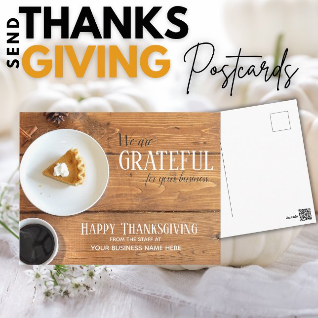Cartes postales de Thanksgiving - Thème des entrep (Créateur téléchargé)