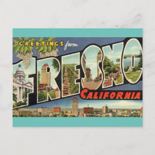Cartes postales de voyage de Fresno Ca