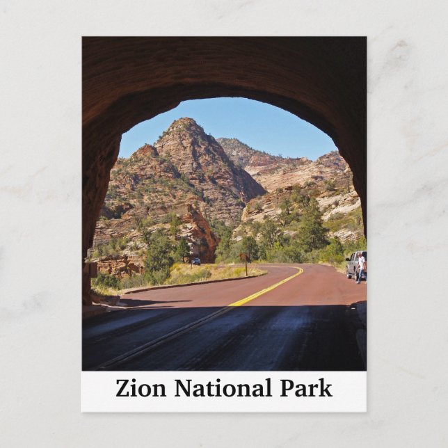 Cartes postales de voyage du parc national de Zion (Devant)