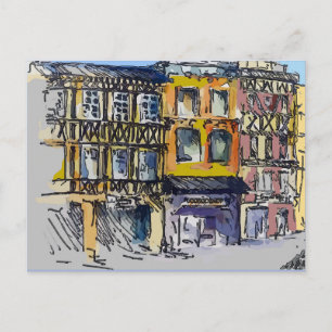 Cartes postales de voyage du trimestre français