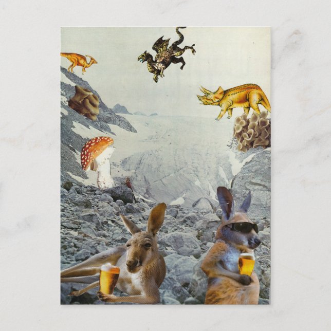 Cartes postales des fêtes de Kangaroo (Devant)