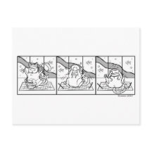 Cartes postales des nouilles de chat