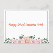 Cartes postales Design School Counselor Week 2023