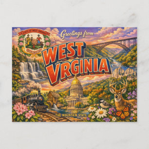 Cartes postales d'état "Salutations" 