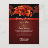 Cartes postales d'invitation de mariage