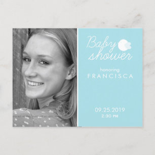 Cartes postales d'invitations de photo de baby