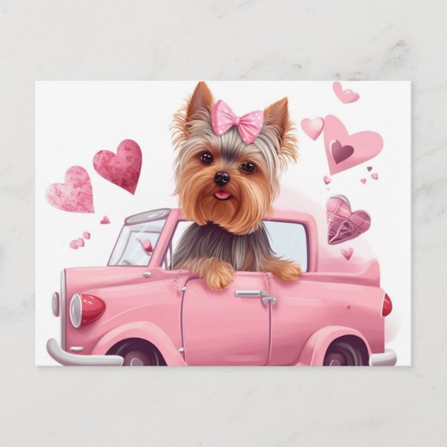 Cartes Postales Dog Yorkshire (Devant)