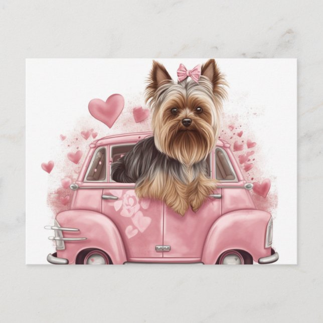 Cartes Postales Dog Yorkshire (Devant)