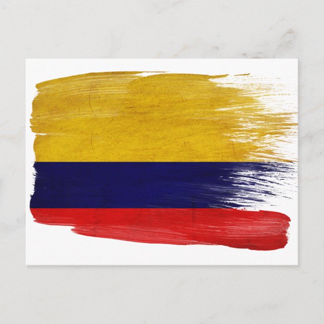 Cartes postales drapeau Colombie (Devant)