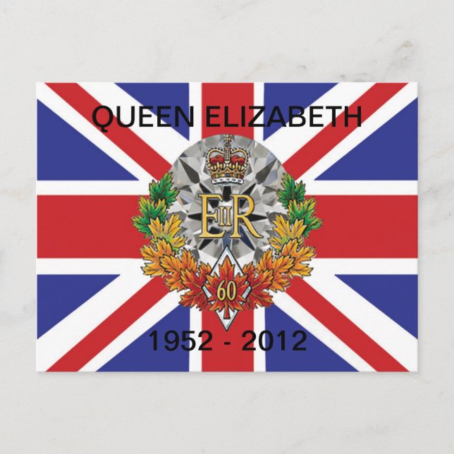 Cartes postales du 60e anniversaire du jubilé de d (Devant)