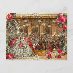 Cartes postales du bal de Marie Antoinette à Versa
