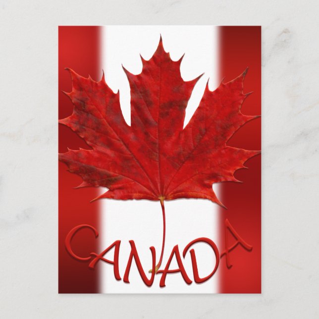 Cartes postales du drapeau du Canada Cartes postal (Devant)