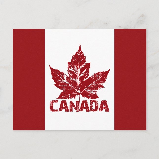 Cartes postales du drapeau du Canada Cartes postal (Devant)