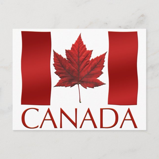 Cartes postales du drapeau du Canada Cartes postal (Devant)