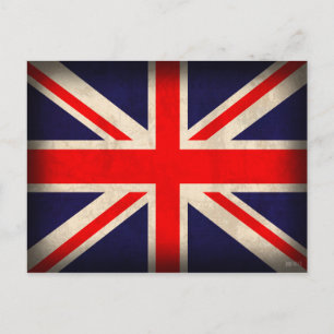 Cartes postales du drapeau du Royaume-Uni