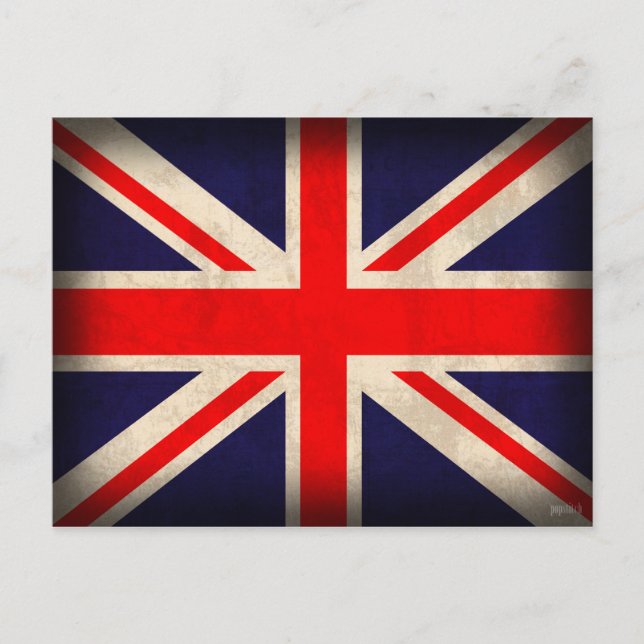 Cartes postales du drapeau du Royaume-Uni (Devant)